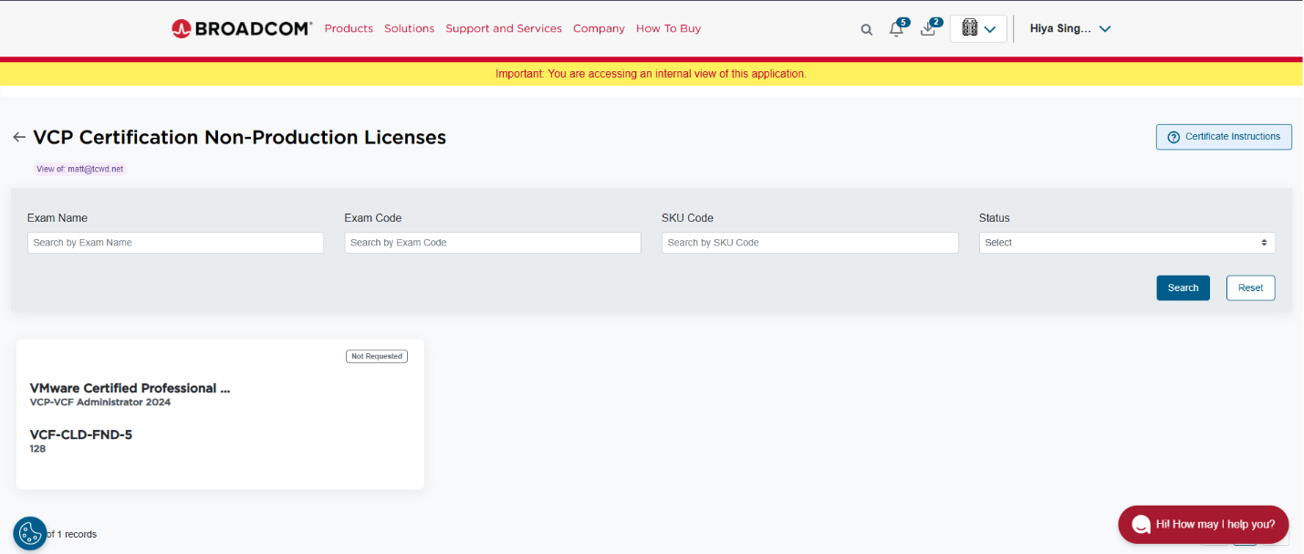 Бесплатные лицензии для домашнего использования для специалистов VMware Certified Professionals