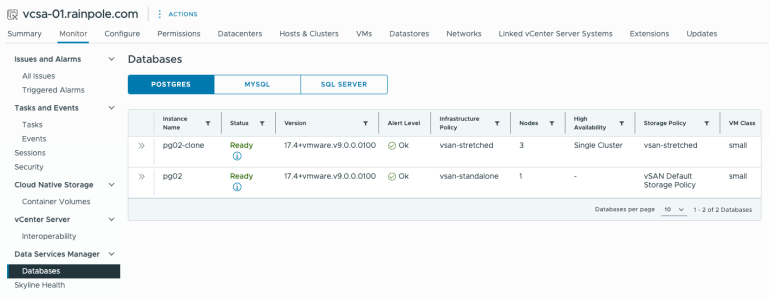 Вышел VMware Data Services Manager (DSM) 9.0 — что нового?